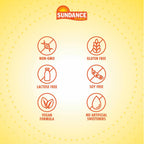 Sundance Gominolas de Biotina para Cabello, Piel y Uñas | 2500 mcg | 80 unidades | Sabor a fruta | Vegano, Sin OGM y Sin Gluten