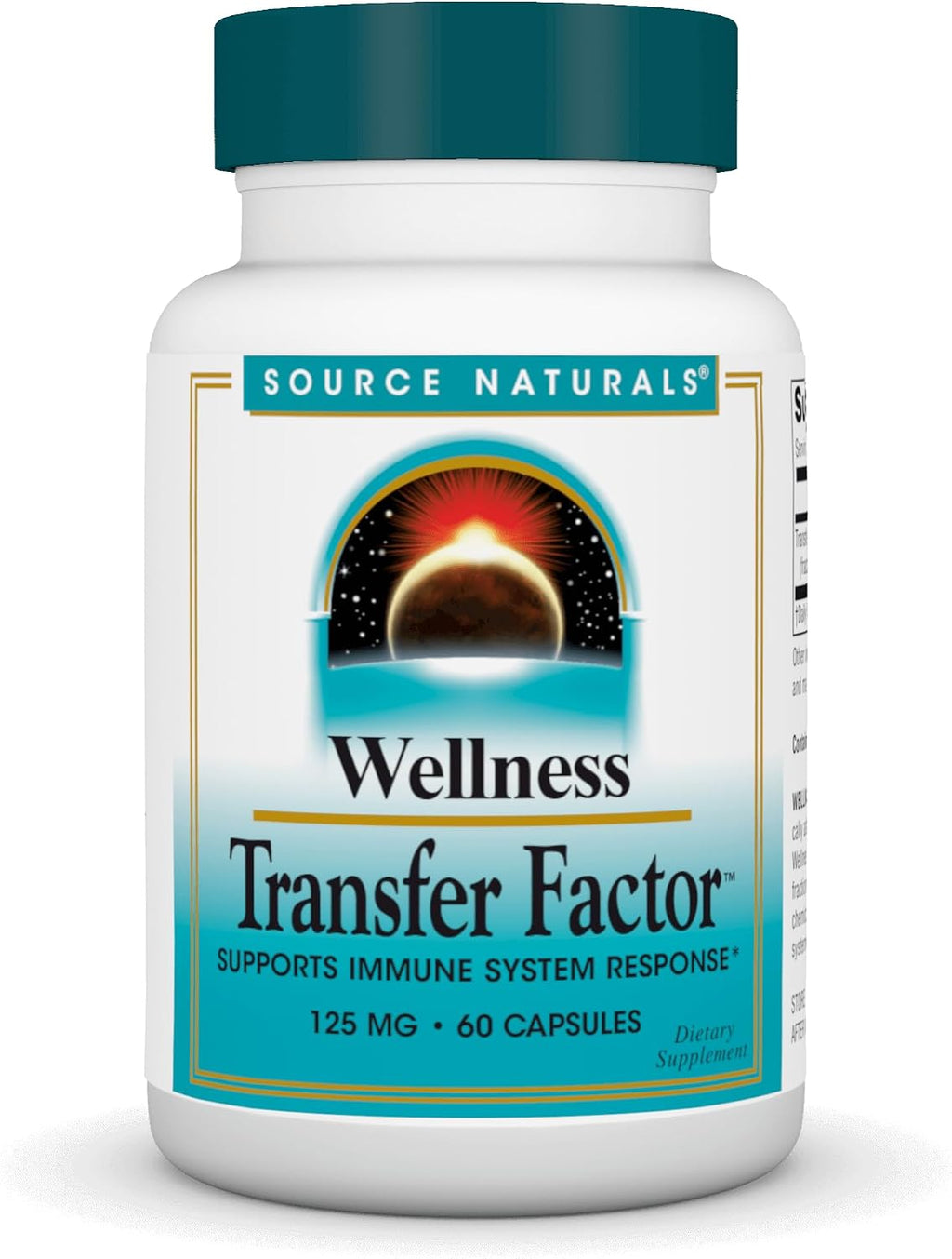 Source Naturals Wellness Transfer Factor 125 mg, 60 Cápsulas