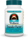 Source Naturals Wellness Transfer Factor 125 mg, 60 Cápsulas
