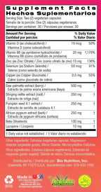 Bio Nutrition Prostate Wellness with Pumpkin Seed Extract - 60 Capsules