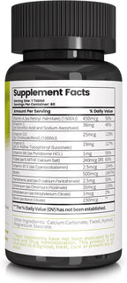 Losoki Multivitamínico Diario Completo - 60 Comprimidos para Hombres y Mujeres