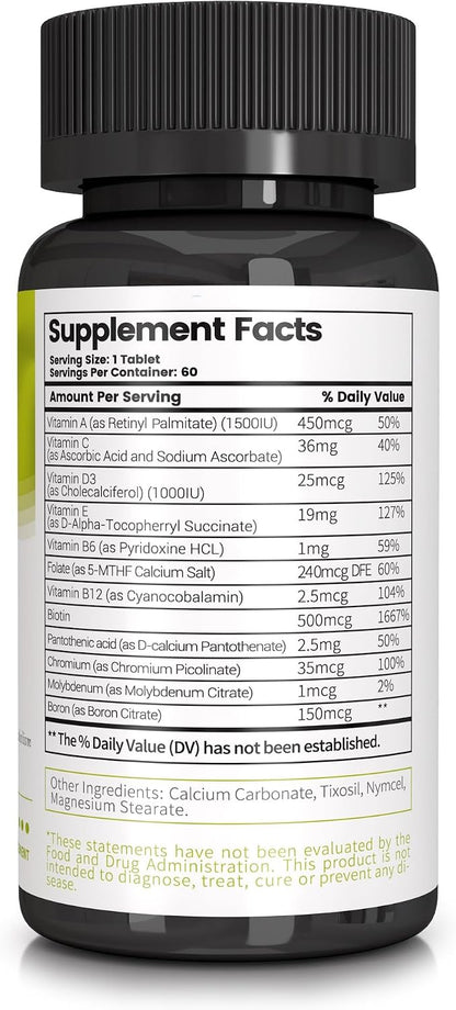 Losoki Multivitamínico Diario Completo - 60 Comprimidos para Hombres y Mujeres – Image 3
