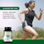EMERALD LABS Osteo Bone Health - Apoyo inmunológico y suplemento óseo y articular con vitamina D3, K2, calcio, magnesio, OptiMSM, Meriva Phytosome y más - 180 cápsulas vegetales