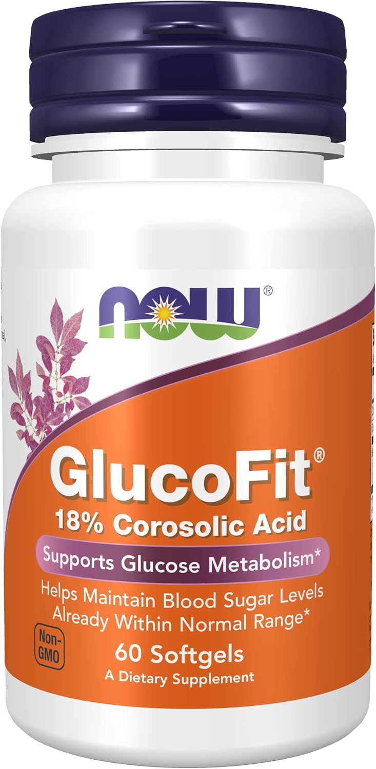 NOW Foods GlucoFit, 60 Sgels (Pack of 3)