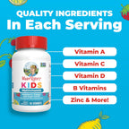 MaryRuth's Kids Multivitamin Gummies - Multivitamínico infantil sin azúcar, 60 gominolas