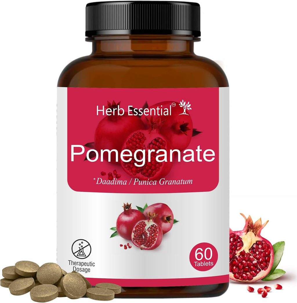 Herb Essential Extracto de Granada 500mg - 60 Comprimidos Veganos