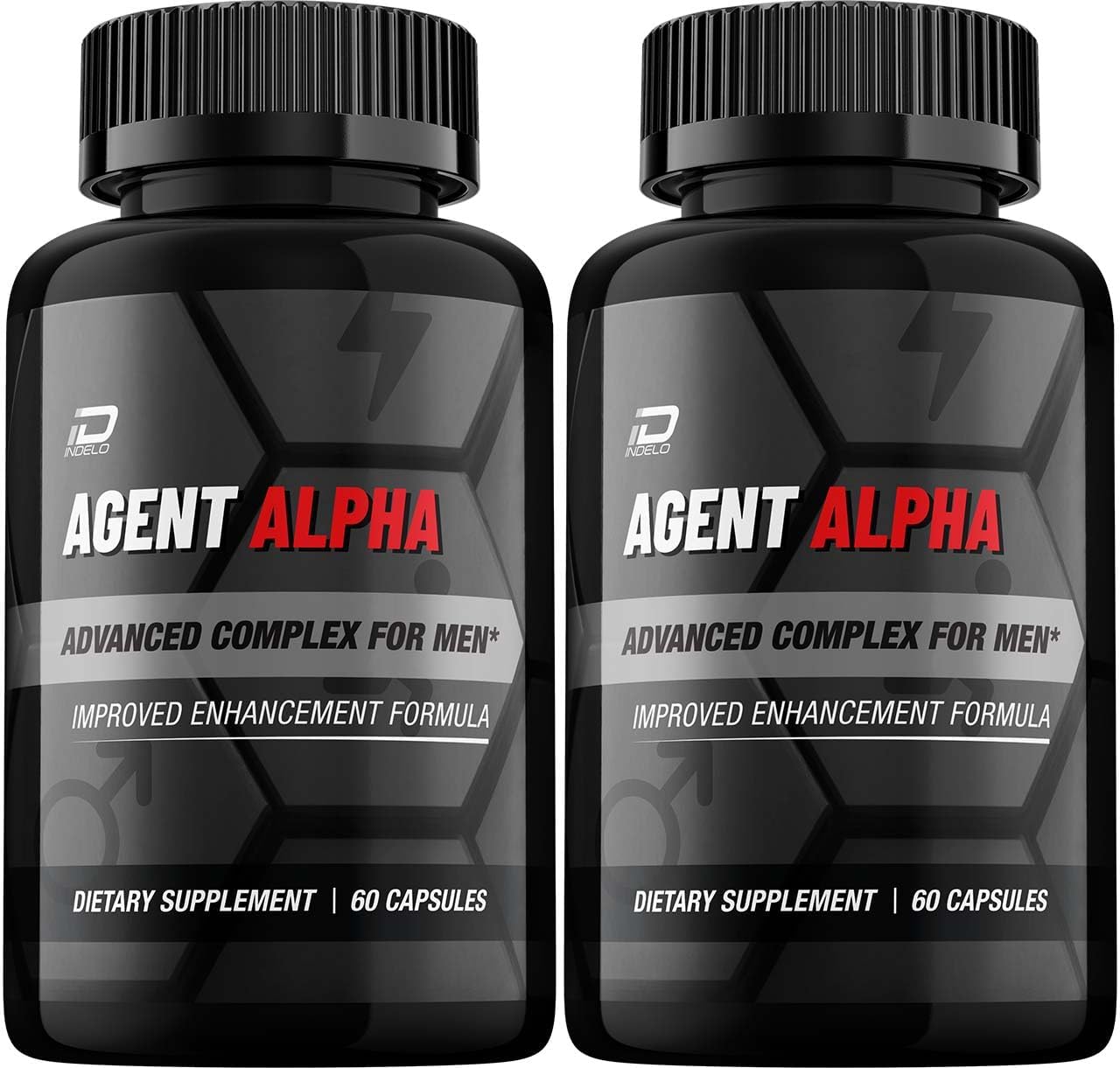 Agent Alpha para Hombres - Complejo Multivitamínico y Mineral (2 Paquetes, 120 Cápsulas)