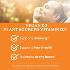 Doctor's Best Vegan Vitamin D3 2500 IU - 60 Vegetable Capsules