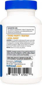 Nutricost Multivitamin with Probiotics 120 Vegetarian Capsules (3 Bottles)