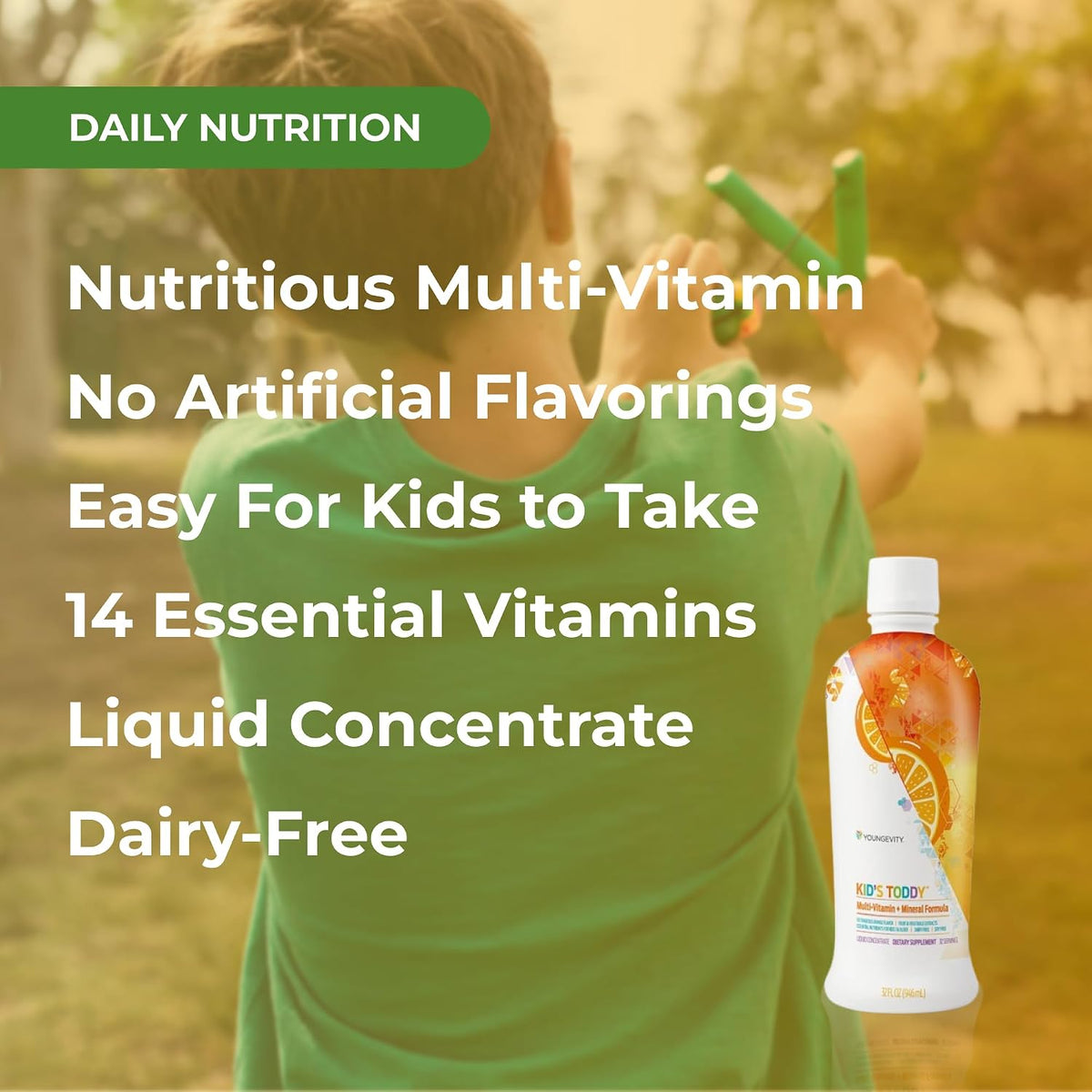 Youngevity Kid's Toddy™ - Multivitamínico – Vitamina C: conocida por su papel en el sistema inmunitario. – Image 4
