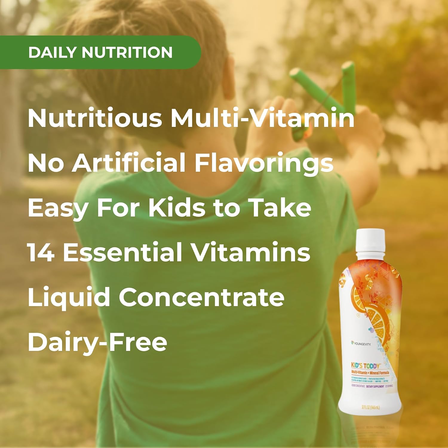 Youngevity Kid's Toddy™ - Children's Liquid Multivitamin Orange Flavor (2-Pack, 946 ml each)