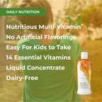 Youngevity Kid's Toddy™ - Multivitamínico Infantil Líquido - 14 Vitaminas, 10 Minerales y Mezcla de Fitonutrientes - Alta Absorción - Sabor Naranja - 946 ml