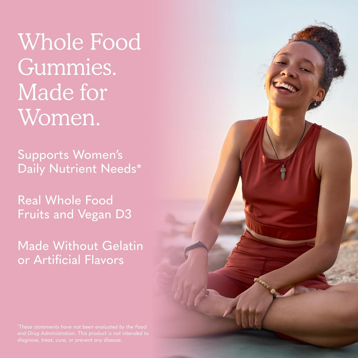 Garden of Life Organics Women's Gummies - – Sabor natural a bayas: Elaboradas con 9 frutas enteras orgánicas por – Image 4