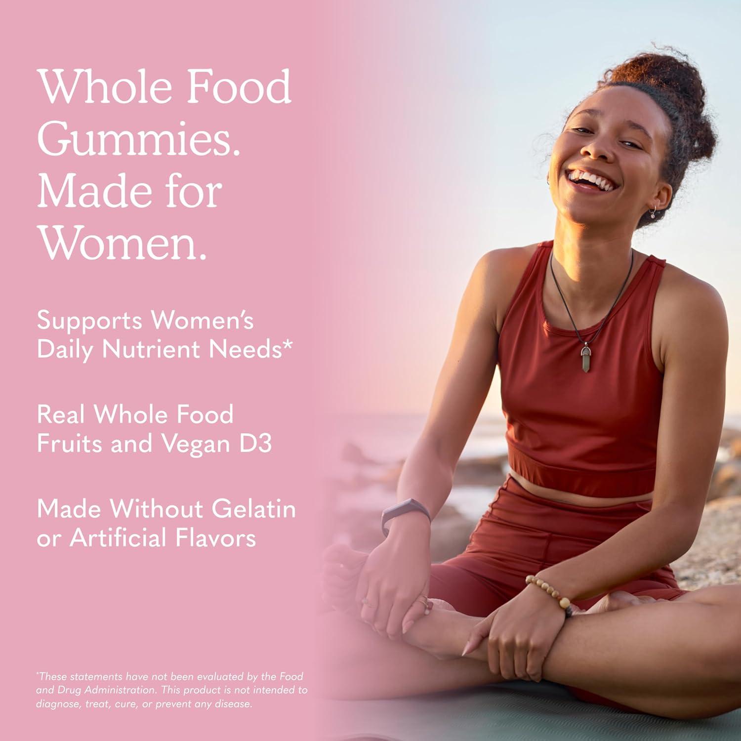 Garden of Life Organics Women's Gummies - Multivitamínico para mujeres con Metil B12, C y D3, Orgánico, Vegano, Sabor Bayas, 120 gomitas
