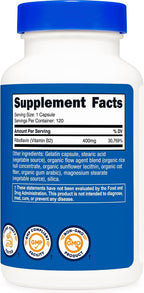 Nutricost Vitamin B2 (Riboflavin) 400mg, 120 Capsules - Gluten Free, Non-GMO