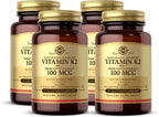 Solgar Vitamina K2 (MK-7) 100 mcg - 50 Cápsulas Vegetales, Pack de 4