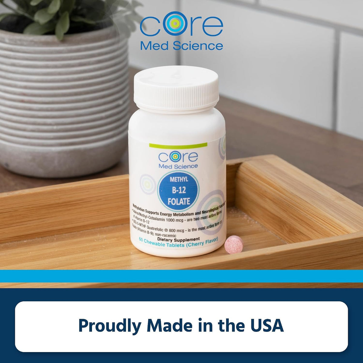 Core Med Science Metil B12 y Folato Activo - – Personas con dietas vegetarianas o veganas, ya que la vitamina B12 – Image 7