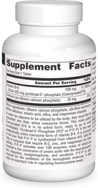 Source Naturals Coenzymated B-6 – Piridoxal Fosfato 333 mg – 30 tabletas