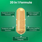 Free Life Labs WoundWorx Nutrition - Apoyo para Cicatrices y Cirugía, 90 cápsulas