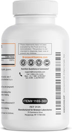 Bronson Vitamina D3 10.000 UI (250 mcg) Alta Potencia - 360 Cápsulas Blandas