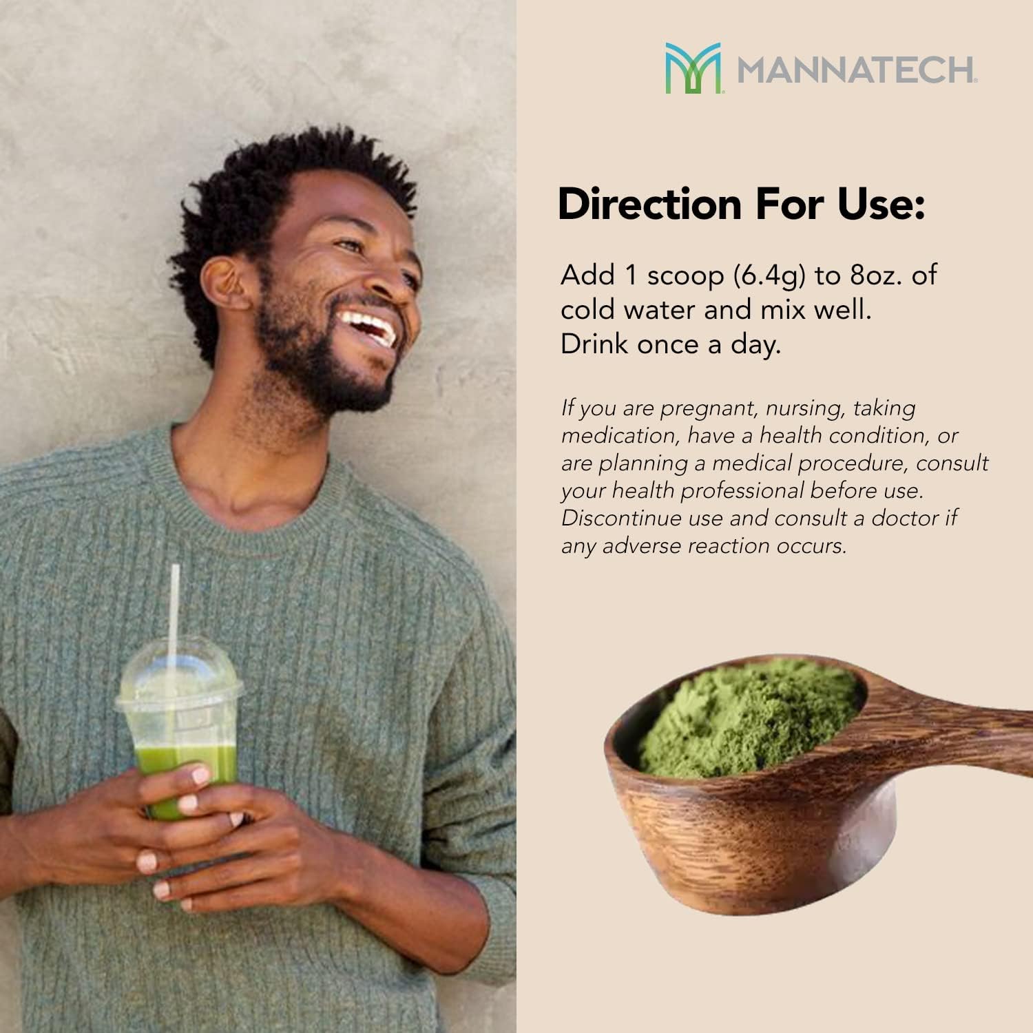 Mannatech Superfood Greens and Reds 192g (Fresa-Kiwi)