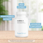 Supersmart Urolithin A - Postbiotic Supplement from Pomegranate Extract | Non-GMO & Gluten-Free - 60 Vegetarian Capsules