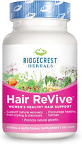 RidgeCrest Herbals Hair ReVive - Suplemento Capilar con Biotina, Vitamina C, Zinc y Cobre (120 Cápsulas, 30 Días)