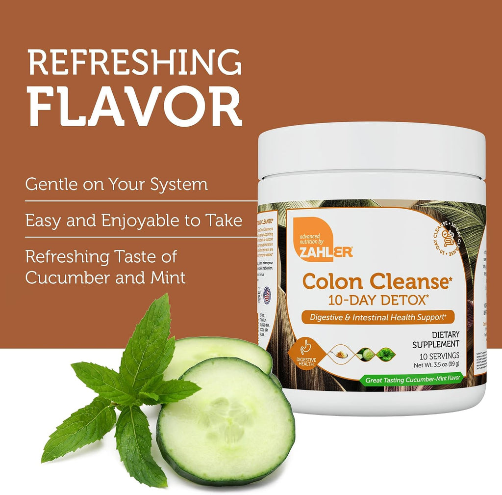 Zahler Colon Cleanse 10 Días - Menta y Pepino - 99 g