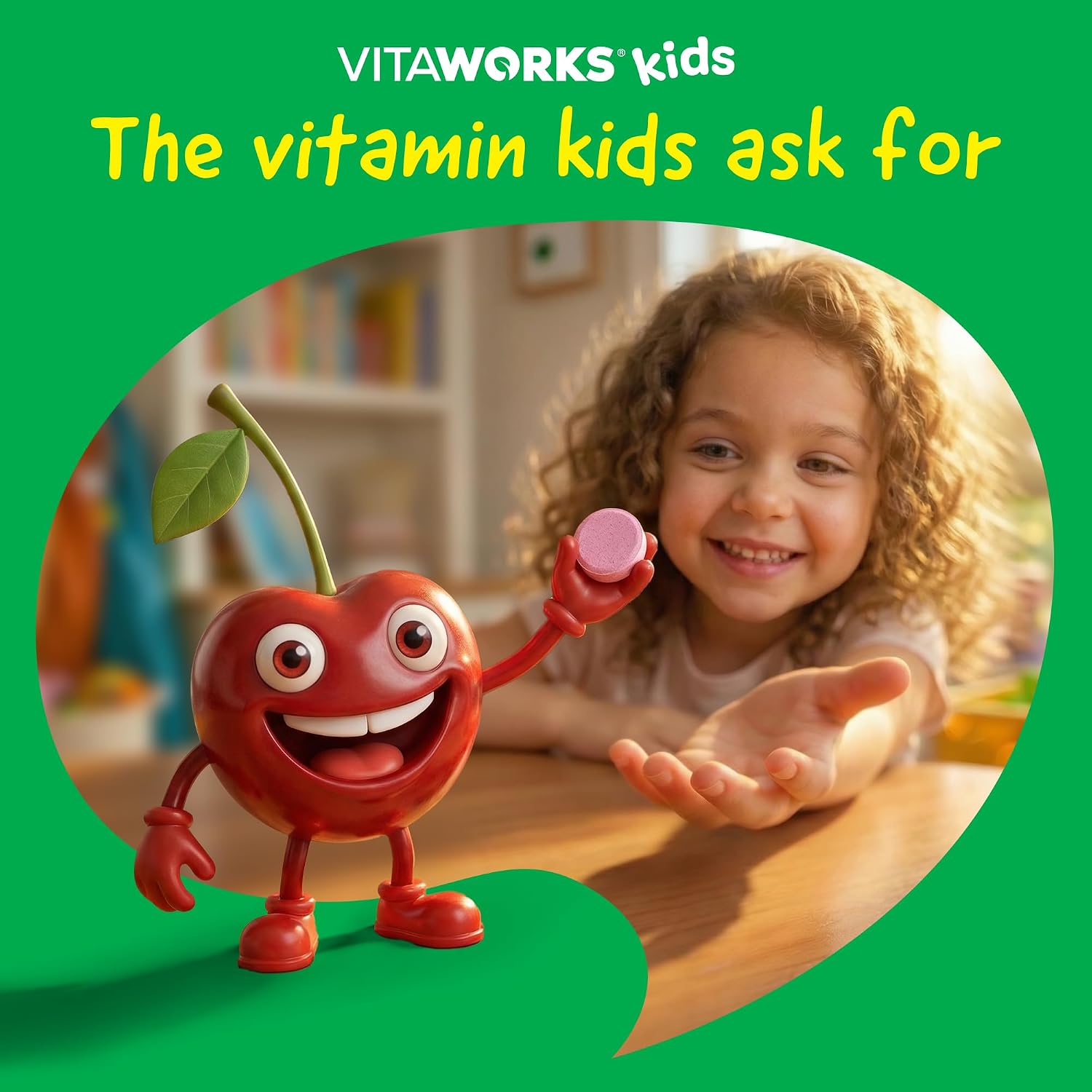 VitaWorks Vitamina B12 para Niños 1000 mcg Comprimibles Masticables