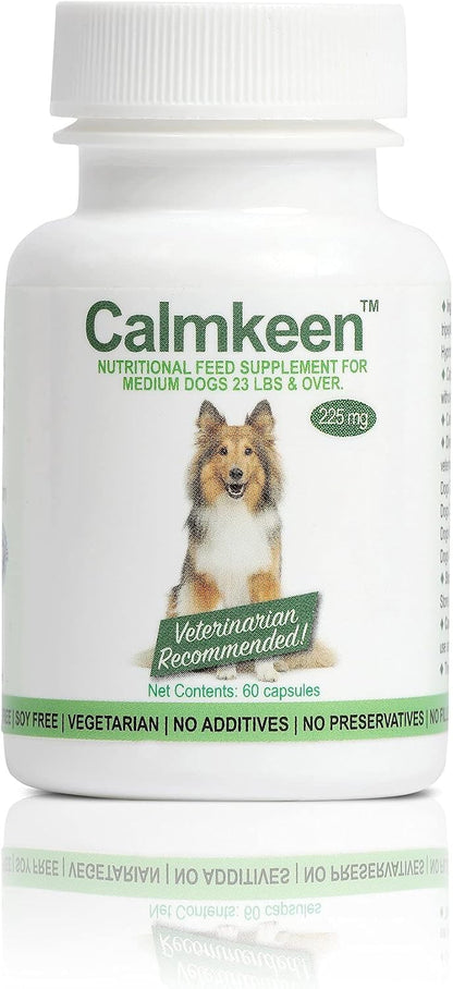 Calmkeen 225 mg Complemento Nutricional para Perros Medianos de 10 kg o Más (60 Cápsulas) – Image 1