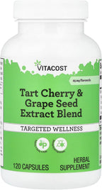 Vitacost Tart Cherry and Grape Seed Extract Blend, 120 Capsules