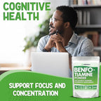 XPRS Nutra Benfotiamina (Tiamina Liposoluble) - Apoyo Cognitivo y Cardíaco - Vegano