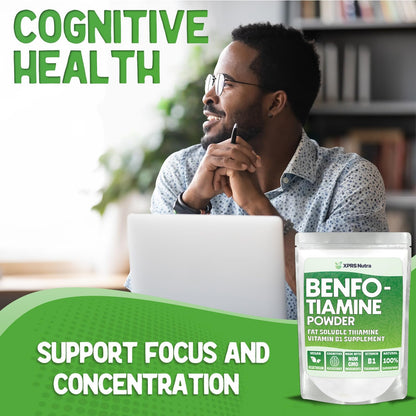 XPRS Nutra Benfotiamina (Tiamina Liposoluble) - Apoyo Cognitivo y Cardíaco - Vegano – Image 3
