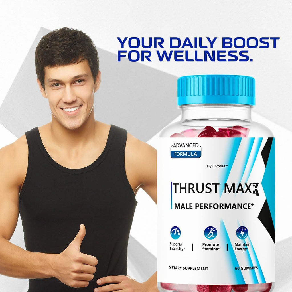 (3 Pack) Thrust Maxx Gummies - Complemento Multivitamínico para Hombres