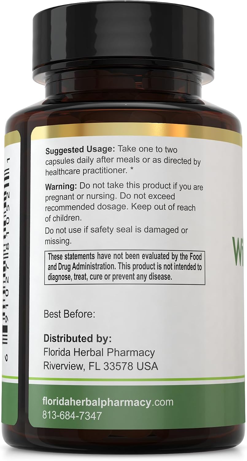 Wild Lettuce Leaf Extract Cápsulas (Pack de 3) - Florida Herbal Pharmacy