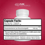 Pure Nootropics - Dihidroberberina (GlucoVantage) 100 mg, 90 Cápsulas | Super Berberine
