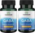 Swanson GABA 250 mg, 60 cápsulas (Pack de 2)