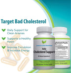 Cholesterol Support de Coast to Coast Nutrition – 60 Cápsulas