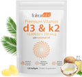 Newseel Vitamina D3 y K2 con Aceite de Coco – 120 Cápsulas Blandas