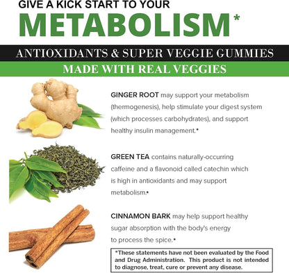 VITINITY Super Greens Multivitamin Gummies - – Desintoxicación natural: La chlorella y el cardo mariano se han – Image 5