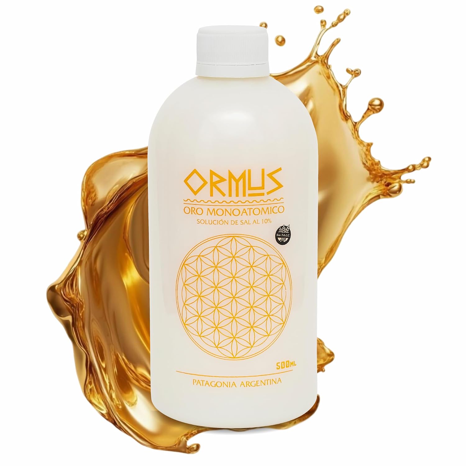 ORMUS PATAGONIA ARGENTINA - Oro Monoatómico Puro 500ml - Suplemento Líquido de Minerales para Energía y Claridad Mental