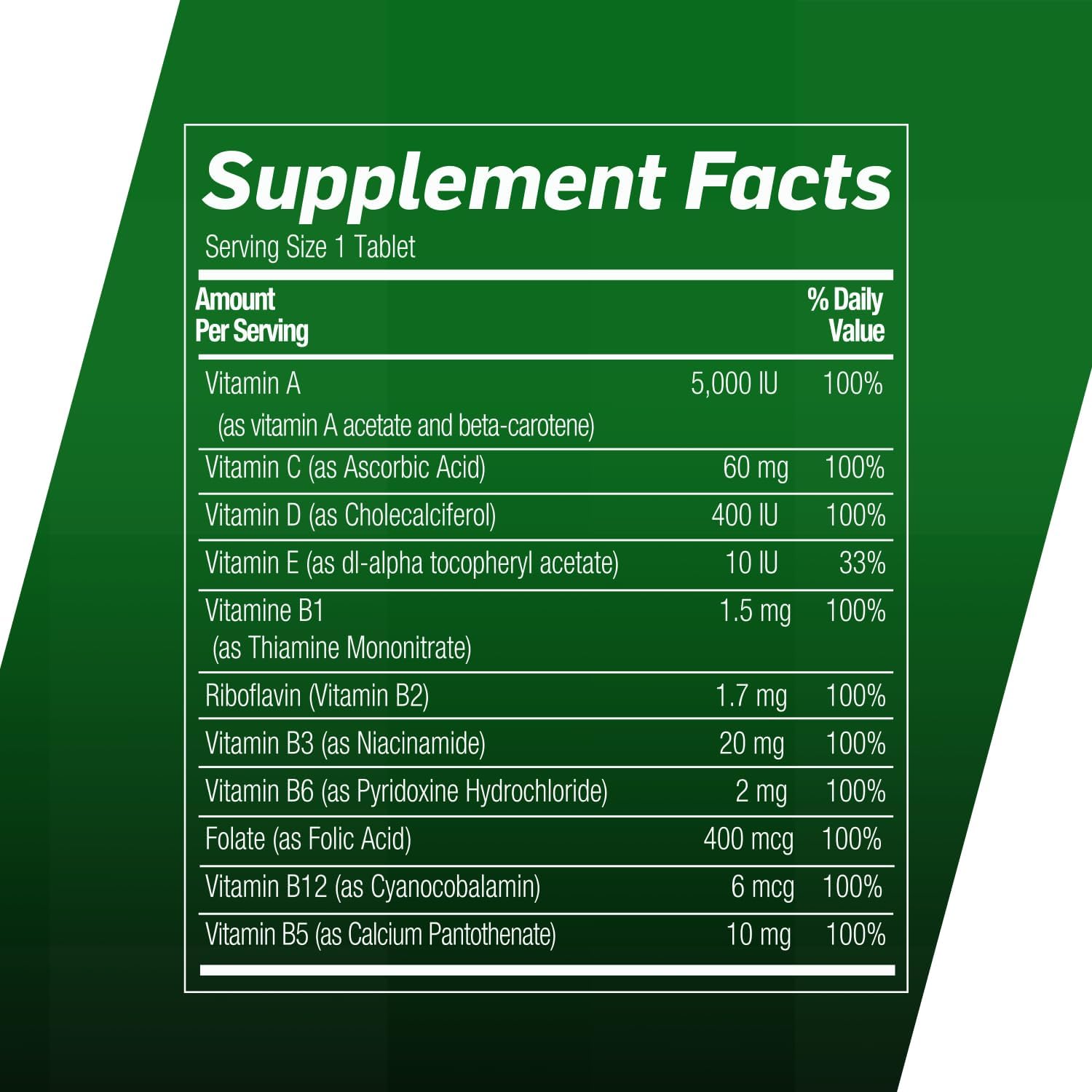 Shot B Multivitamin Complex B-Energy - Complejo B con A, C, D, E y Ácido Fólico, 60 Comprimidos