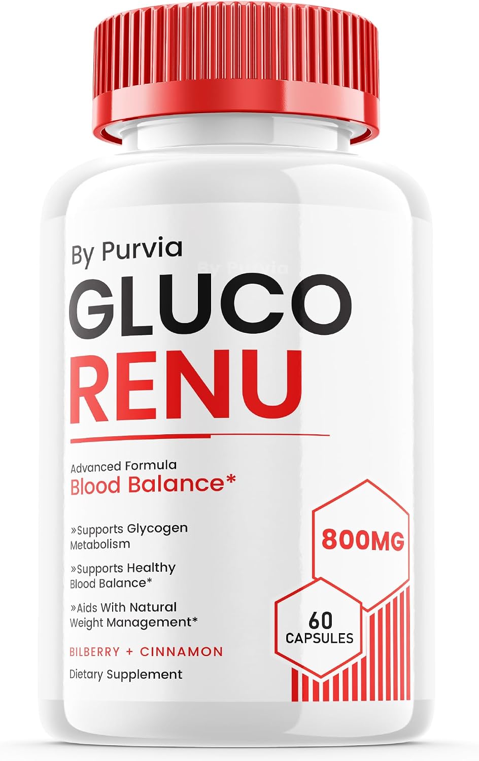 Gluco Renu - Cápsulas de Fórmula Avanzada para el Bienestar General, 60 Cápsulas