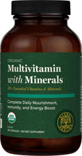 Global Healing Center - Multivitamínico Orgánico USDA para Mujeres y Hombres - 120 Cápsulas
