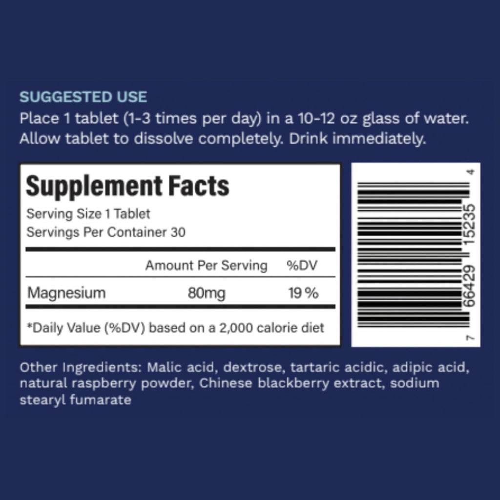 Active H2 Ultra+ Comprimidos de Agua Hidrogenada, Frambuesa Natural (30 serv.)