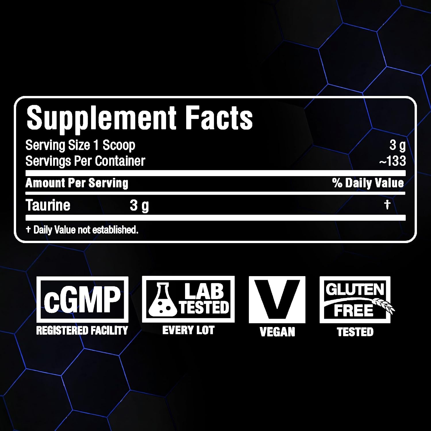 ALLMAX Essentials Taurina en Polvo, 400 g