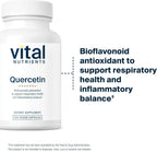 Vital Nutrients Quercetin - Vegan Supplement with Bioflavonoids for Sinus, Respiratory, Heart, and Immune Support - Gluten-Free, Dairy-Free, Soy-Free - 500mg - 100 Capsules