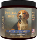 Prestige Breed Multivitamínico para Beagles, 90 comprimidos, con auténtico bacon