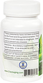 Crackaging Cycloastragenol 98% 10mg - 30 Cápsulas Veganas