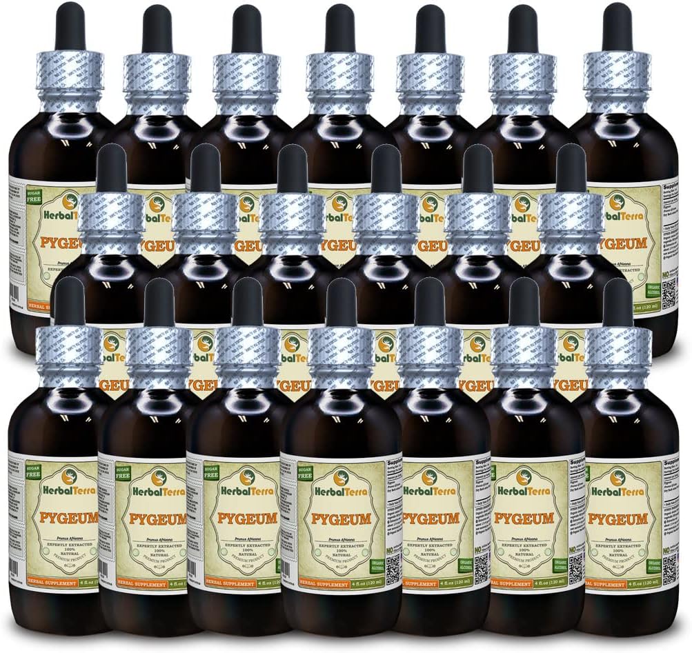 Extracto de Pygeum Africanum (Prunus Africana) en Glicerina, Sin Alcohol - Pack de 20 x 120 ml